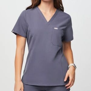 Figs Space Navy Catarina Top